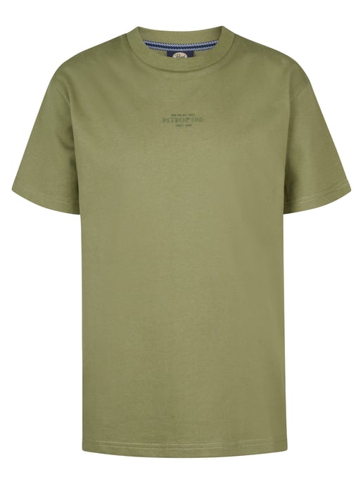 Petrol Industries - Jongens Logo T-shirt Clam - Groen - Image 1