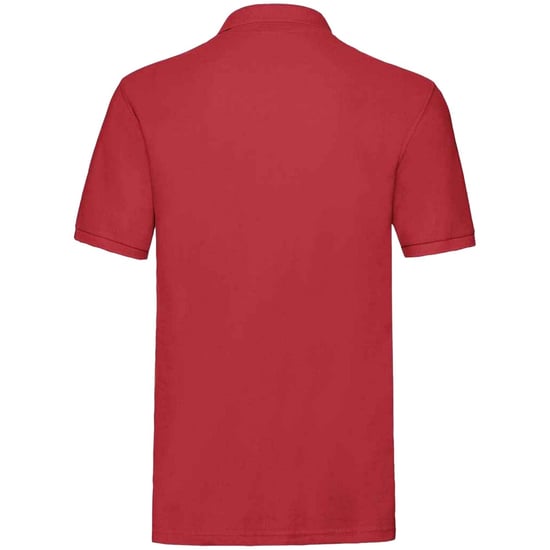 Fruit of the Loom Heren Premium Katoenen Piqué Poloshirt (Rood) - Image 2