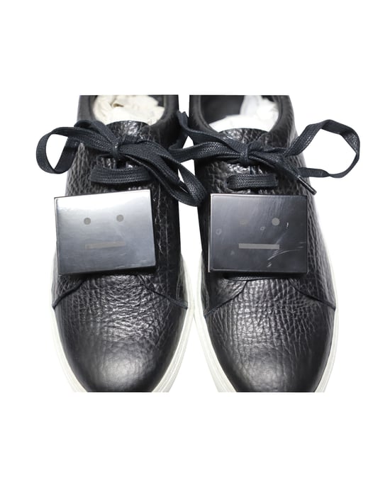 Acne Studios Adriana Lage Sneakers in Zwart Kalfsleer - Image 5