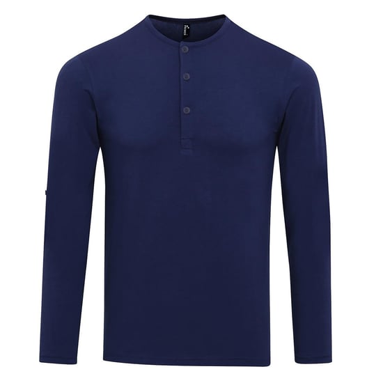 Premier Heren Long John Roll Tee (Indigo) - Image 1