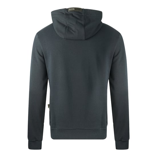 Philipp Plein Sport Zilveren Logo Marineblauwe Hoodie - Image 2