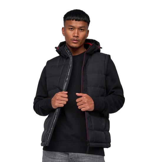 Crosshatch Heren Kampnew Gilet met reliëf (Zwart) - Image 4