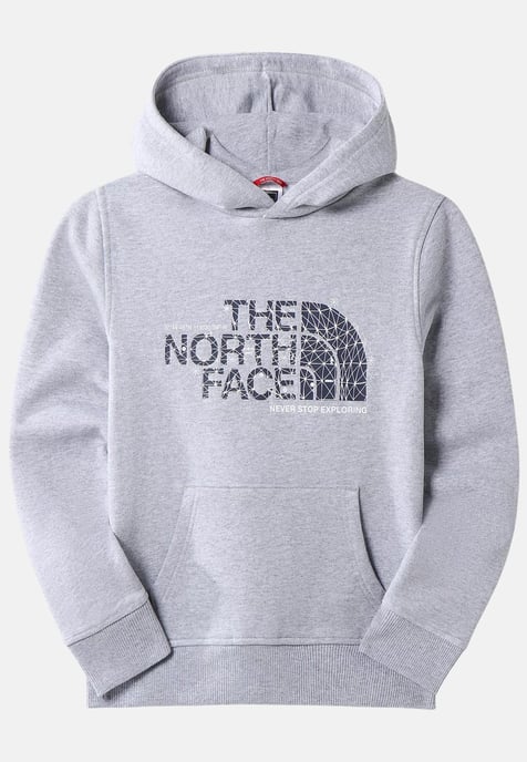 The North Face Kids Drew Peak Overhead Hoodie in Grijs - Image 4