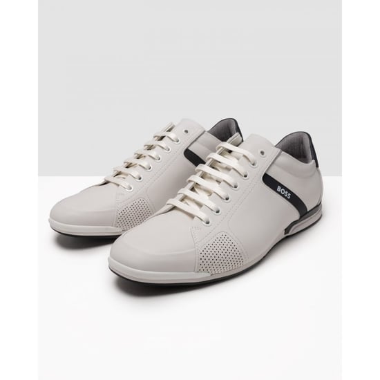 Men's Boss Saturn Low Trainers in White - Image 1