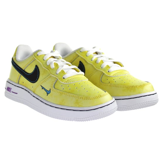 Nike Force LV8 3 Yellow Kids Trainers