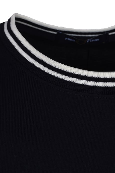 Men's Fred Perry Twin Tipped T-Shirt in Navy - Image 2