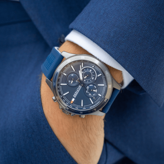 Tommy Hilfiger Bank Heren Blauwe Horloge 1791721 - Image 5