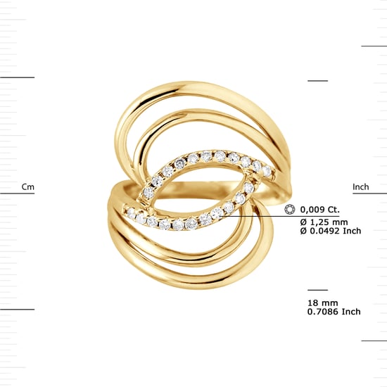DIADEMA - Ring - Prestige Jewelery - Diamonds - Yellow Gold
