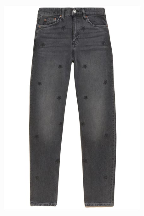 Boyfriend Star Ankle Grazer Jeans