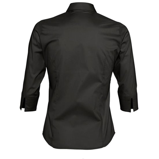 SOLS Dames/dames Effect 3/4 mouw passend werkoverhemd (Zwart) - Image 2