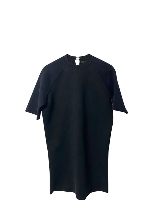 Louis Vuitton Versierde Hemdress in Zwarte Katoen - Image 6