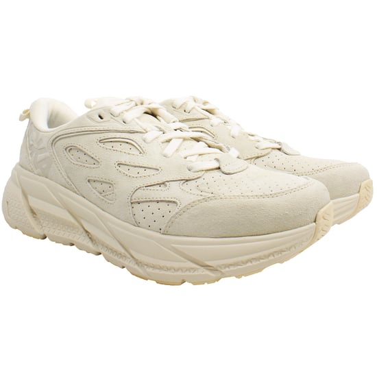 Hoka One Clifton L Unisex Beige Sneakers - Image 3