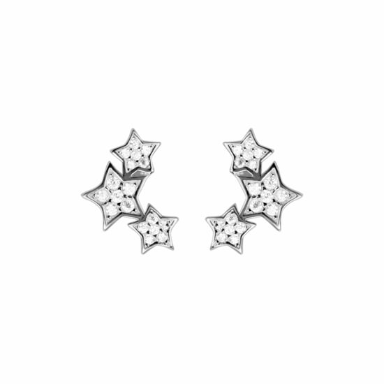Luxenter oorbellen, familie van oorbellen in 925 sterling zilver en gerhodineerde briljant zirkonia - Image 1