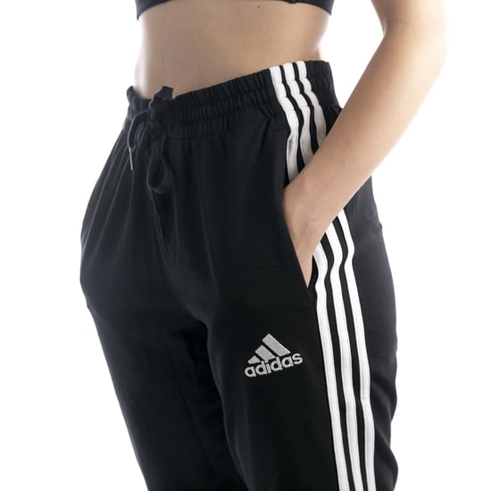 Essentials Single Jersey Tapered Open Hem 3-Stripes Pants