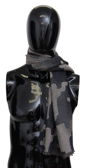 Missoni Men's Veelkleurige Wol Camouflage Unisex Wrap Sjaal - Image 1