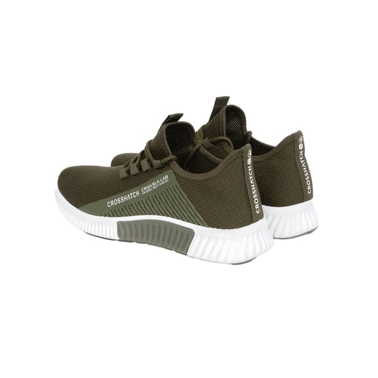 Crosshatch Heren Nimbus Trainers (Olijf) - Image 2