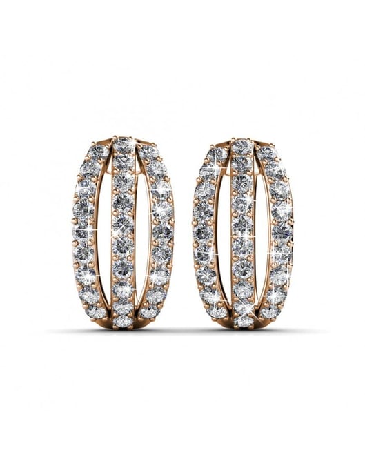 Elegante oorbellen - Oostenrijks kristal - Image 3