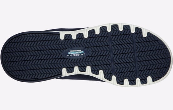 Skechers Workwear Marsing Waiola SR Mesh Dames Navy Sneakers - Image 3