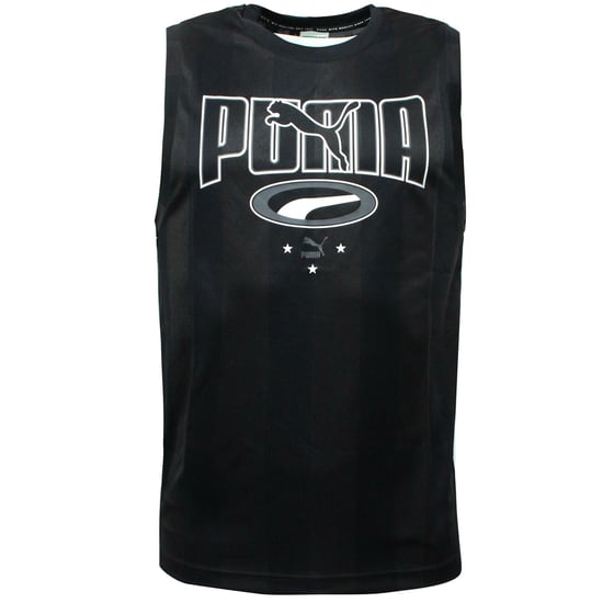 Puma 90s Retro Tank Top Mens Casual Graphic Vest Black 579518 01