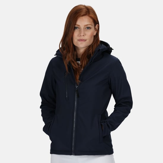 Regatta Womens/Ladies Venturer 3 Layer Membrane Soft Shell Jacket (Navy)