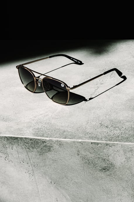 Hype Gold Sq Aviator Sunglasses