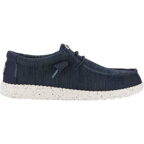 HEYDUDE Wally Stretch Polyester Heren Bootschoenen Navy - Image 6