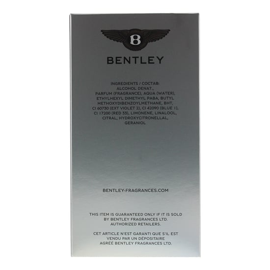Bentley Momentum Unlimited Eau de Toilette 100ml Spray For Him