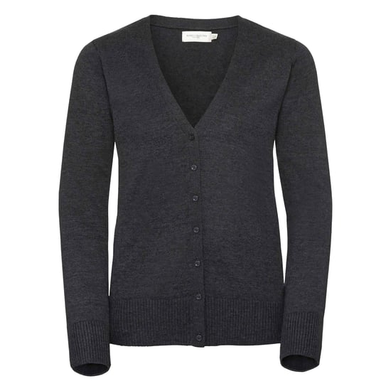 Russell Collectie Dames/Dames V-hals Gebreid Vest (Houtskool mergel) - Image 1