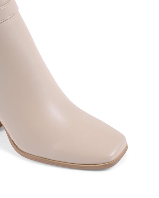 19V69 Italia Womens Ankle Boot Beige