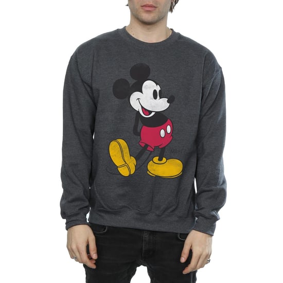Disney Heren Mickey Mouse Classic Kick Sweatshirt (Donkere Heide) - Image 3