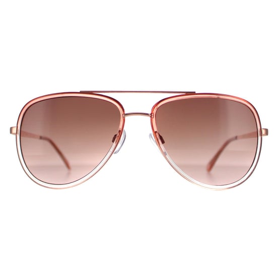 Guess GF0417 72B glanzend roze smoke gradient zonnebril - Image 1