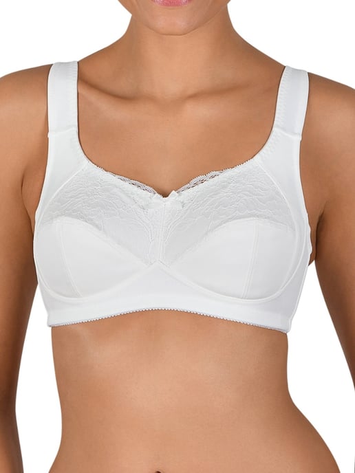 Naturana Wireless Lace Mastectomy Bra - Ecru