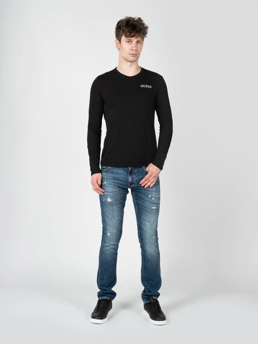 Guess Longsleeve Mannen zwart - Image 2
