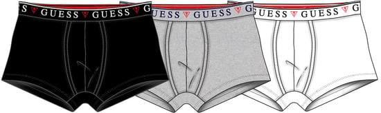 Guess boxershorts voor heren in een verpakking van 3 stuks. - Image 5