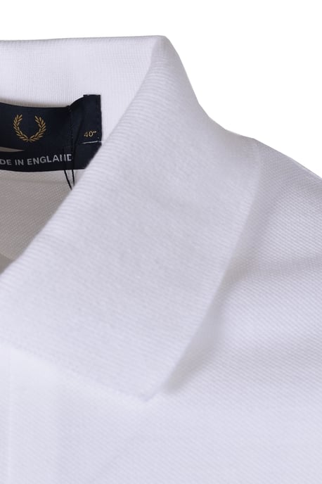 Heren Fred Perry M3 Made In England Polo Shirt in Wit - Image 2
