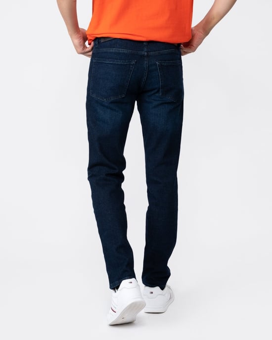 BOSS Orange Re.Maine Regular Fit Jeans in Donkerblauwe Comfort-Stretch Denim - Image 2
