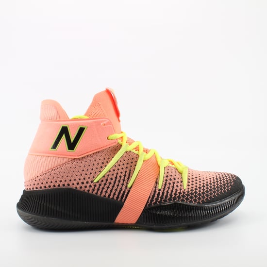 New Balance Omn1s Orange Textile Mens Lace Up Basketball Trainers BBOMNXA2