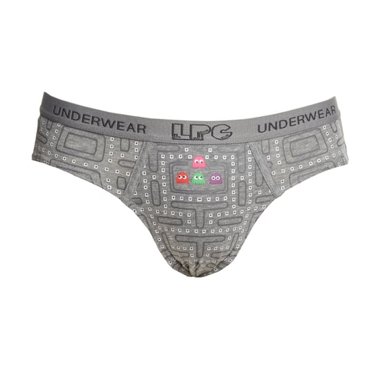Pack of 2 LPG2018 boys' breathable fabric briefs with anatomical front