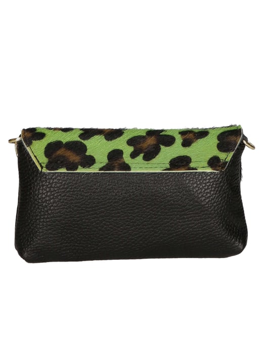 Gave Lux Clutch bag women LEOPARD GREEN