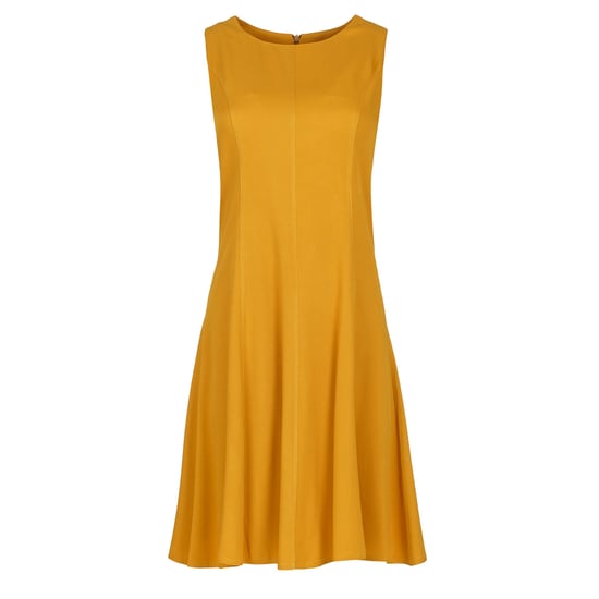 Mosterdkleurige Cloche jurk - Image 1