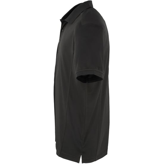 Premier Heren Coolchecker Pique korte mouw Polo T-Shirt (Zwart) - Image 3