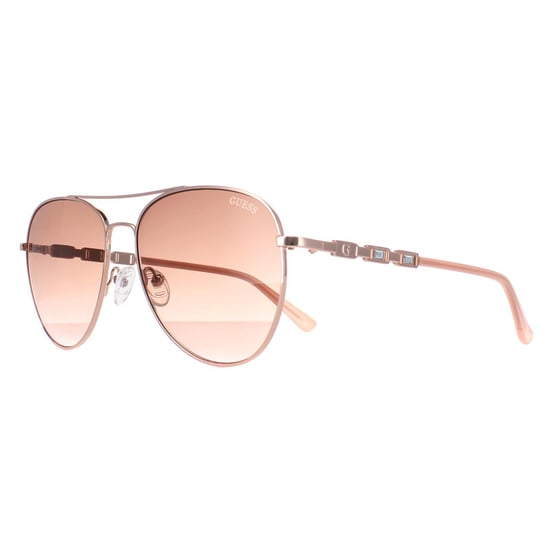Guess GF6143 28F glanzende rosÃ©goudbruine zonnebril met kleurverloop - Image 2