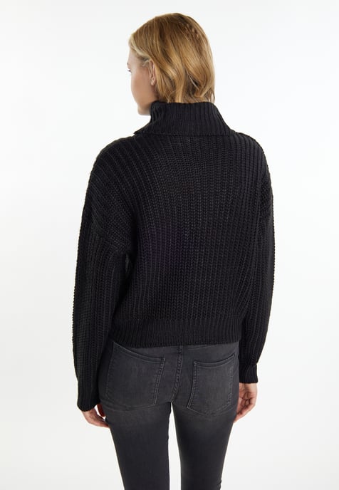 Mymo Gebreide trui Dames zwart - Image 4