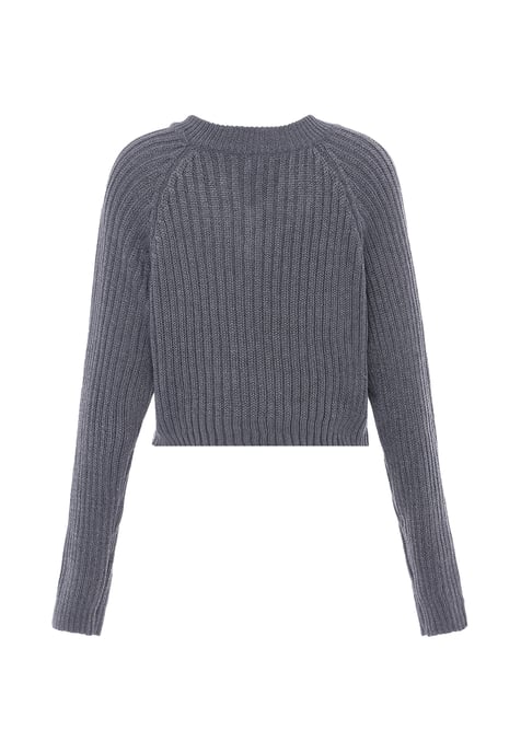Mymo Jumper Dames donkergrijs gem - Image 2