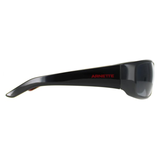 Arnette Rectangle Mens Dark Grey Light Grey Mirror Black Hot Shot AN4182