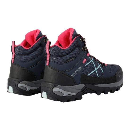 Regatta Womens/Ladies Samaris III Walking Boots (Navy/Pink)