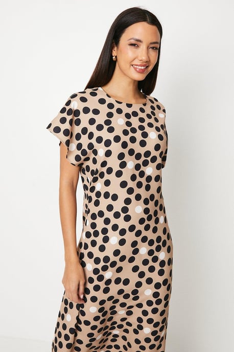 Spot Printed Midi Dress - Image 2