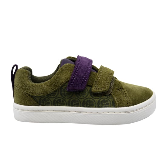 Clarks x Marvel City Kids Green Trainers