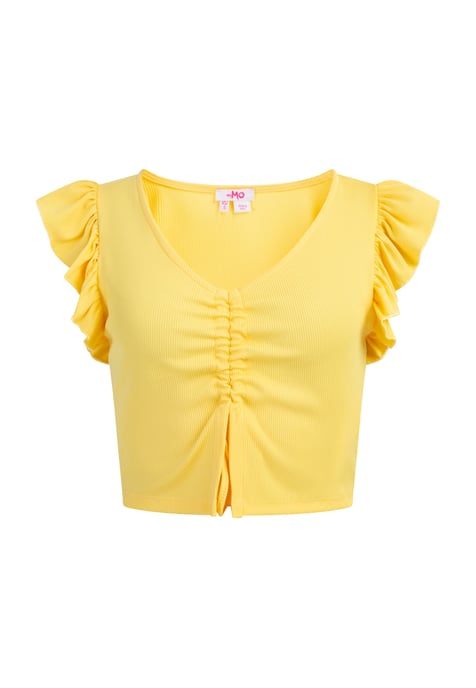 Mymo Top Dames lichtgeel - Image 1