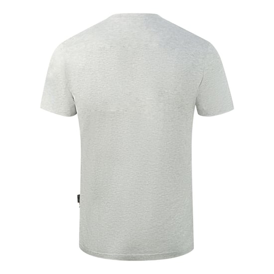 Aquascutum Brand Embossed Logo Grey T-Shirt